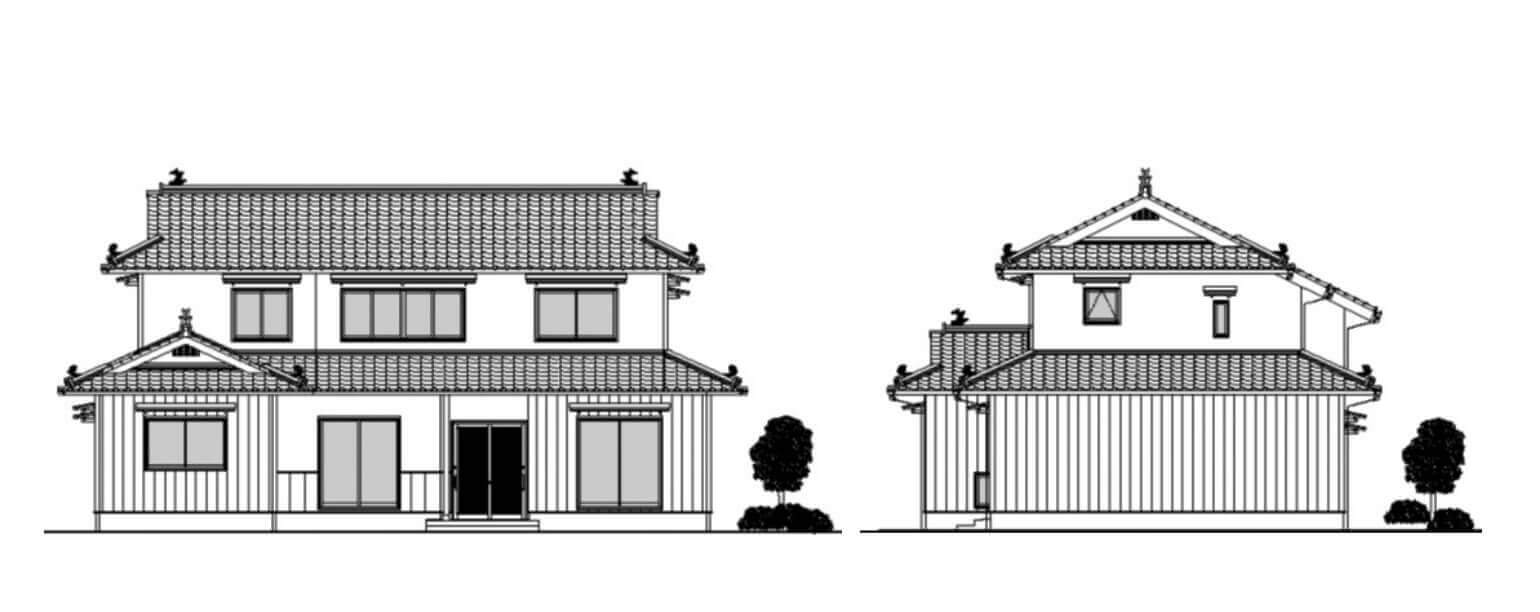 本格和風入母屋造り