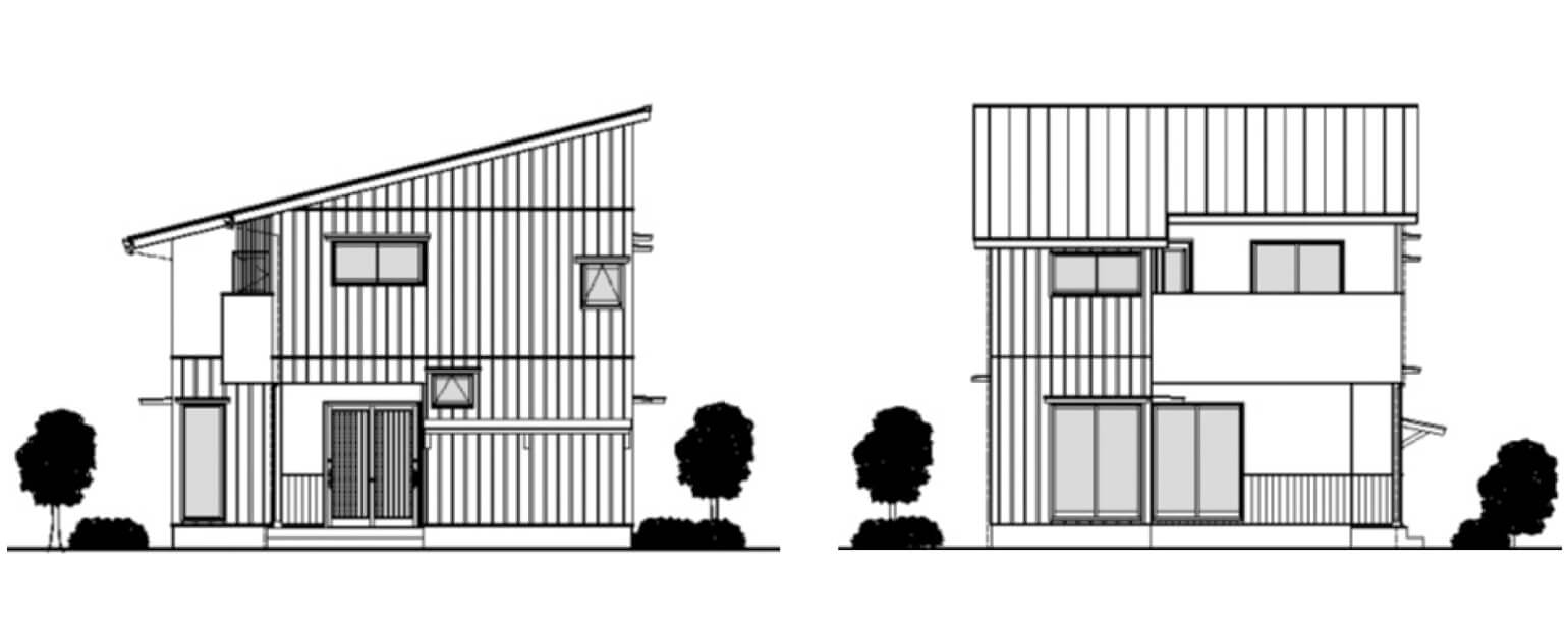 新築住宅立面